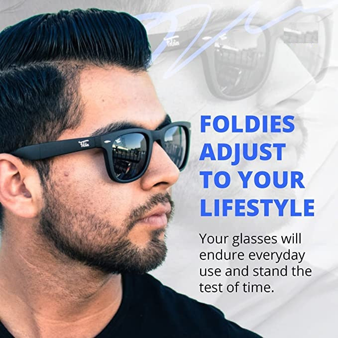 Foldable Polaroid Sunglasses for Men & Women