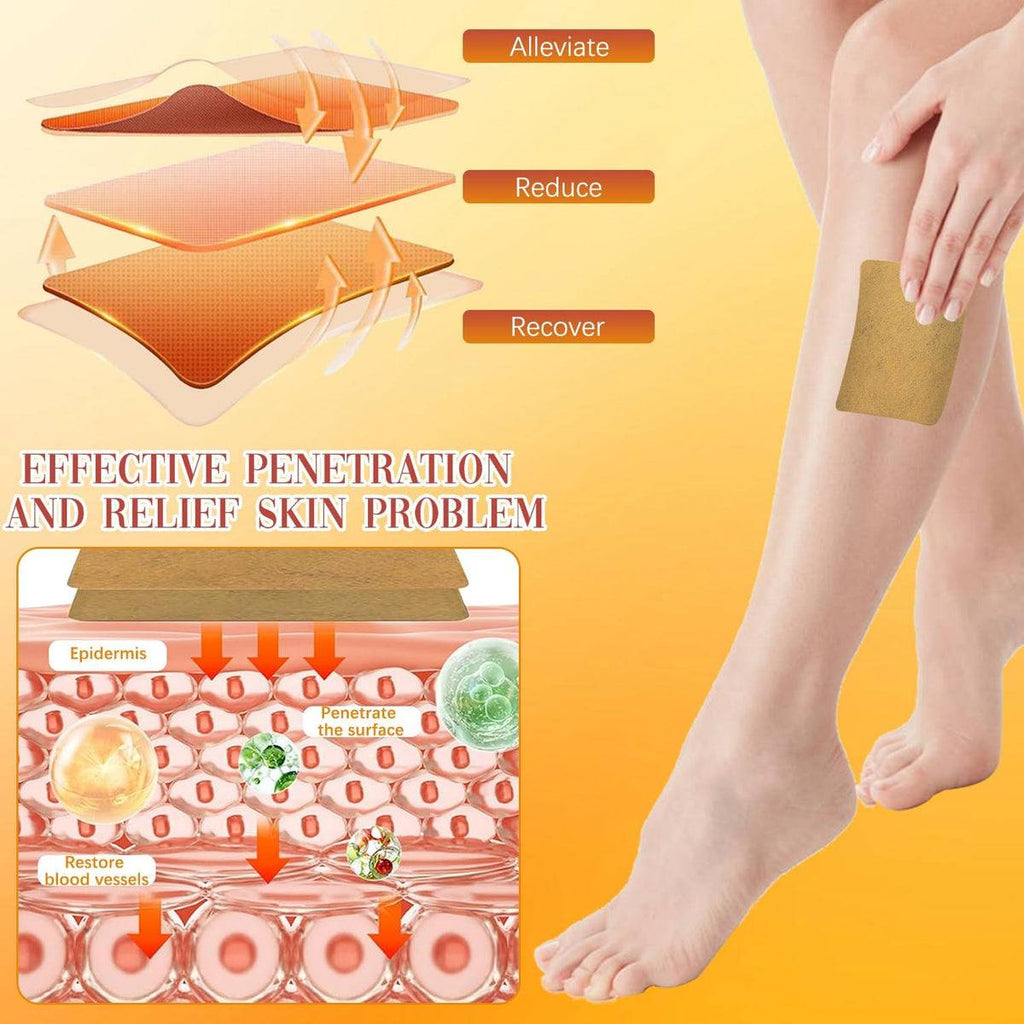 VeinEase™ -Turmeric Varicose Vein Patches | 🔥FLAT 50% OFF SAVING🔥